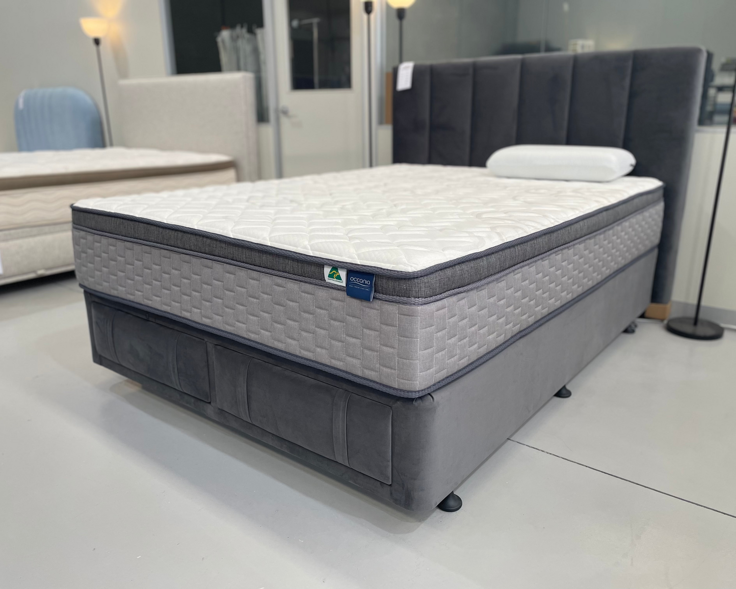 Queen Mattress and Queen Bed base in Melbourne Mattress Shop